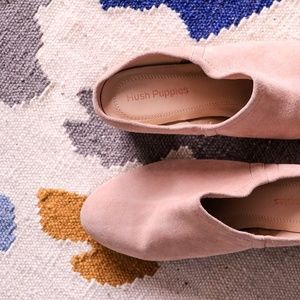 Hush Puppies Light Pink Clog Heel